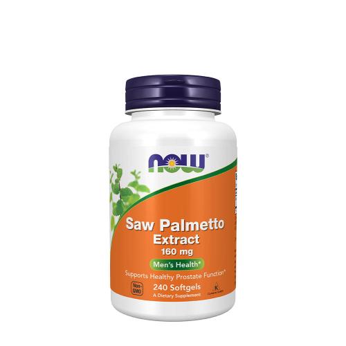 Now Foods Saw Palmetto extrakt 160 mg - výtažek ze serenoi plíživé (240 Měkká kapsla)