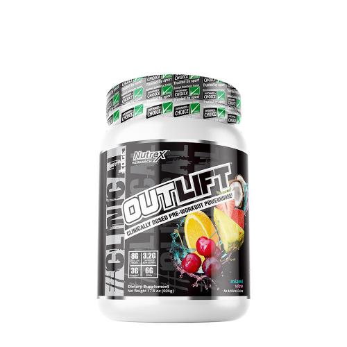 Nutrex Outlift® - předtréninkový energizér (504 g, Miami Vice)