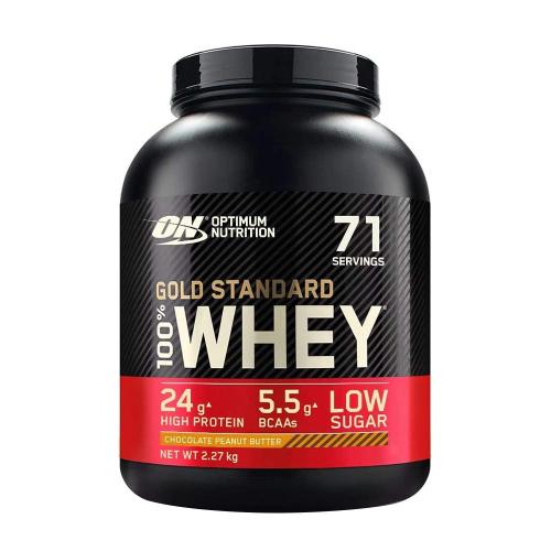Optimum Nutrition Gold Standard 100% Whey™ - Gold Standard 100% Whey™ (2.27 kg, Čokoládové arašídové máslo)