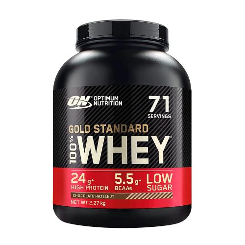 Optimum Nutrition Gold Standard 100% Whey™ - Gold Standard 100% Whey™ (2.27 kg, Oříšková čokoláda)