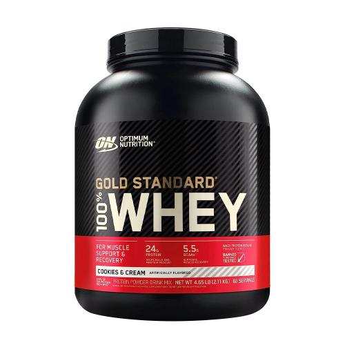 Optimum Nutrition Gold Standard 100% Whey™ - Gold Standard 100% Whey™ (2.27 kg, Čokoládové sušenky a krém)
