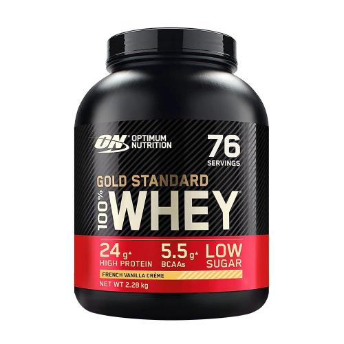 Optimum Nutrition Gold Standard 100% Whey™ - Gold Standard 100% Whey™ (2.27 kg, Krémová francouzská vanilka)