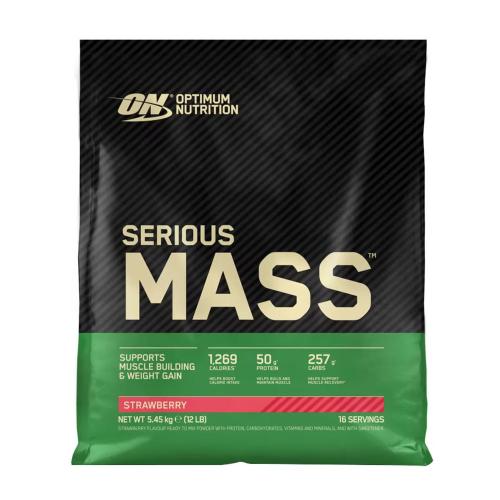 Optimum Nutrition Vážná hmotnost - Serious Mass (5.45 kg, Jahoda)