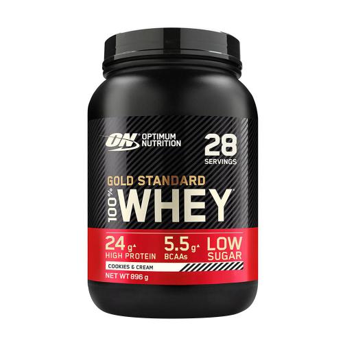 Optimum Nutrition Gold Standard 100% Whey™ - Gold Standard 100% Whey™ (900 g, Čokoládové sušenky a krém)
