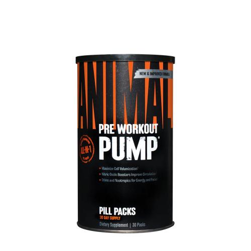 Universal Nutrition Animal Pump - Formule pro zvýšení výkonu před tréninkem (30 Balení)