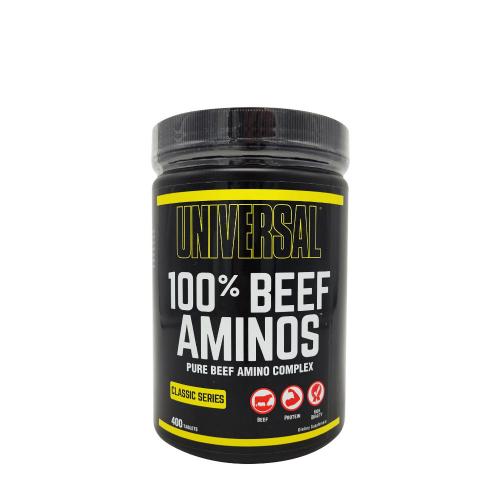 Universal Nutrition 100% Beef Aminos™ - Aminokyseliny z hovězího izolátu (400 Tableta)