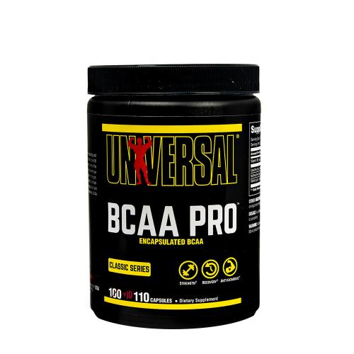 Universal Nutrition BCAA Pro™ - aminokyseliny s rozvětveným řetězcem (110 Kapsla)