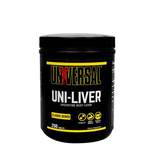 Universal Nutrition Uni-Liver™ - extrakt z hovězích jater, aminokyseliny (250 Tableta)