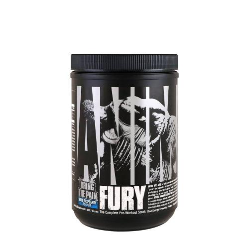 Universal Nutrition Animal Fury - Zesilovač výkonu před tréninkem (492 g, Modrá malina)