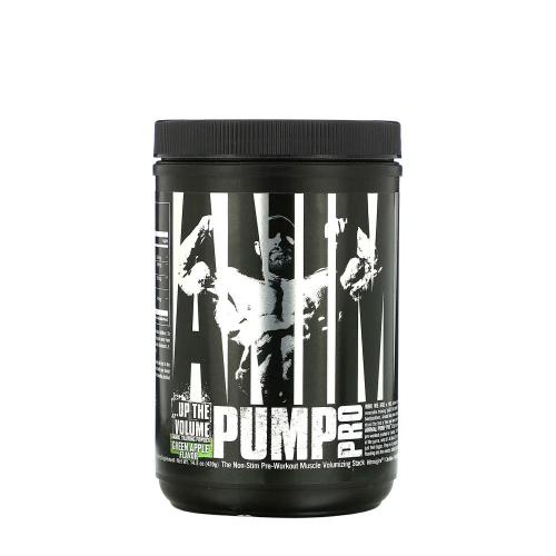 Universal Nutrition Animal Pump Pro - prášek na předtréninkovou pumpu bez stimulantů (420 g, Zelené jablko)