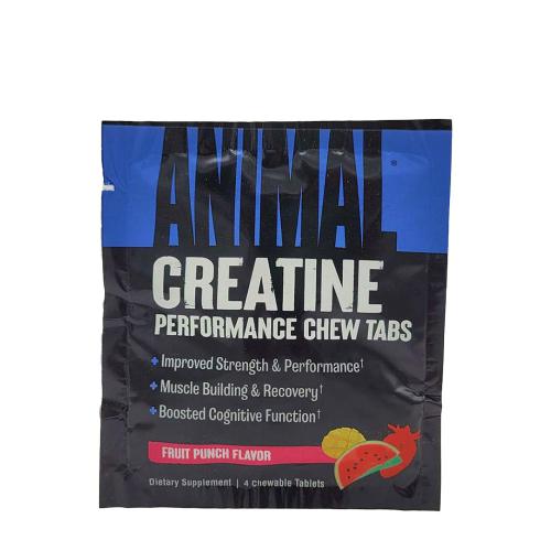 Universal Nutrition Animal Creatine Chews (4 žvýkací tablety, Ovocný punč)