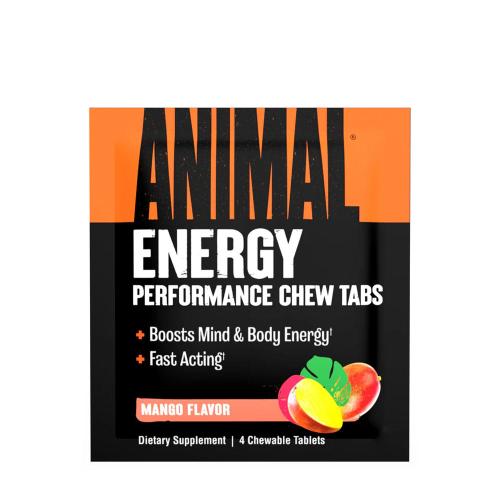 Universal Nutrition Animal Energy Chews (4 žvýkací tablety, Mango)