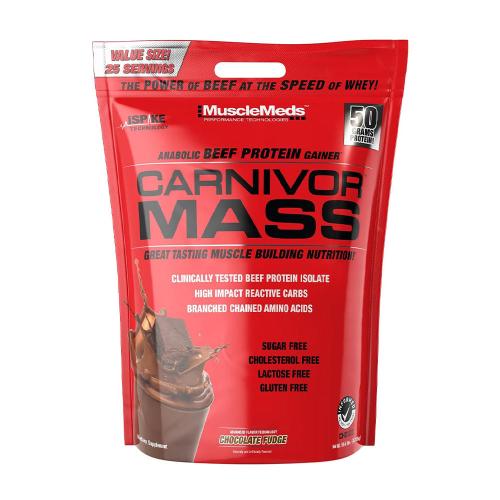 MuscleMeds Carnivor™ Mass - objemový přípravek na bázi hovězích bílkovin (4725 g, Čokoládový fondán)
