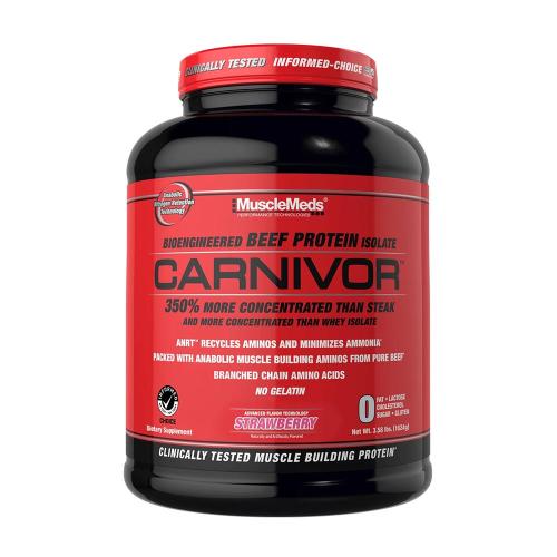 MuscleMeds Carnivor™ - Hydrolyzovaný hovězí protein (1624 g, Jahoda)