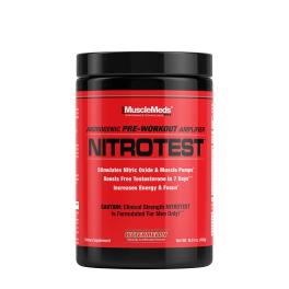   MuscleMeds Nitrotest Předtréninkový booster s účinkem na zvýšení hladiny testosteronu  (468 g, Meloun)
