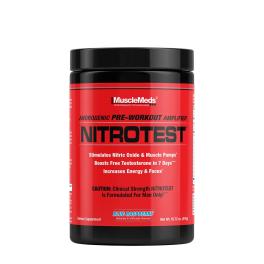   MuscleMeds Nitrotest Předtréninkový booster s účinkem na zvýšení hladiny testosteronu  (474 g, Modrá malina)