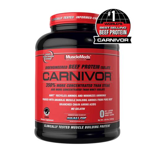 MuscleMeds Carnivor™ - Hydrolyzovaný hovězí protein (1624 g, Rocket Pop)