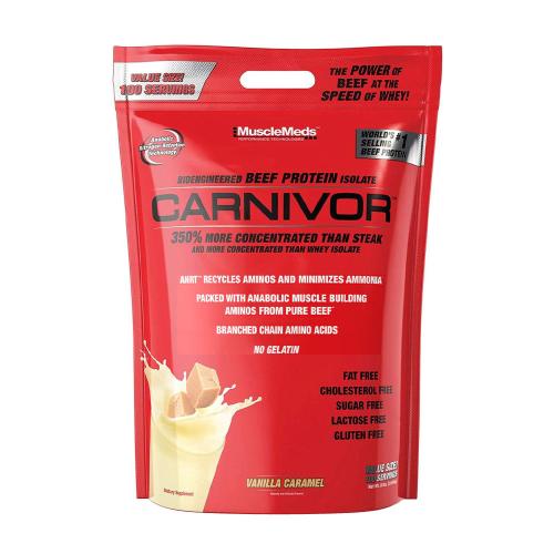 MuscleMeds Carnivor™ - Hydrolyzovaný hovězí protein (3170 g, Vanilkový karamel)