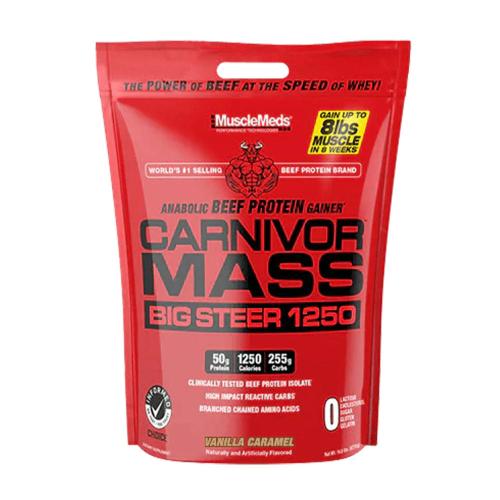 MuscleMeds Carnivor™ Mass Big Steer - Carnivor™ Mass Big Steer (6720 g, Vanilkový karamel)