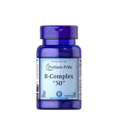 Puritan's Pride Komplex vitamínů B 50 mg (košer) (50 Veg Kapsla)