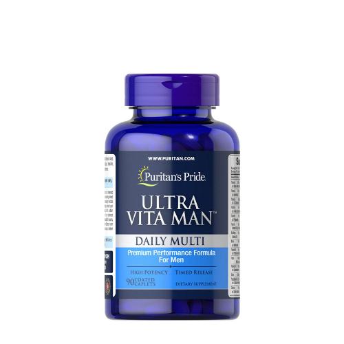 Puritan's Pride Ultra Vita Man™ Multivitamín pro muže (prodloužená absorpce)  (90 Kapsla)