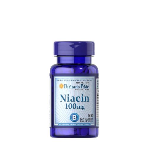 Puritan's Pride Niacin 100 mg - vitamin B3 (100 Tableta)