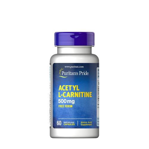 Puritan's Pride Acetyl L-karnitin 500 mg (60 Kapsla)