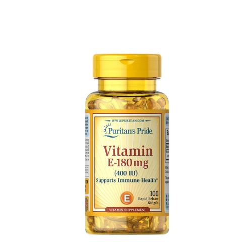 Puritan's Pride Vitamin E 400 IU (100 Měkká kapsla)