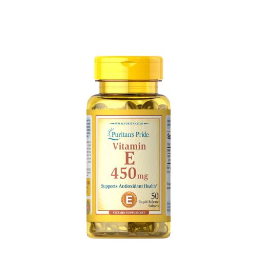 Puritan's Pride Vitamin E 1000 IU (450 mg) (50 Měkká kapsla)