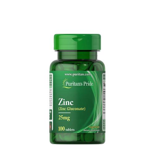 Puritan's Pride Zinek 25 mg  (100 Tableta)