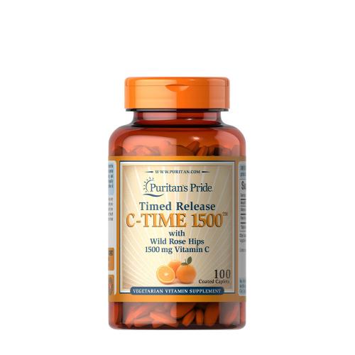 Puritan's Pride Vitamin C 1500 mg rozšířená absorpce (100 Kapsla)