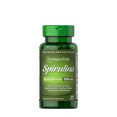 Puritan's Pride Spirulina 500 mg - extrakt z řas (100 Tableta)