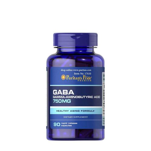 Puritan's Pride GABA (kyselina gama-aminomáslová) 750 mg (90 Kapsla)
