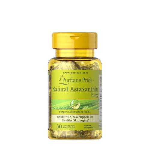 Puritan's Pride Astaxanthin 5 mg měkká tobolka - antioxidační ochrana (30 Měkká kapsla)
