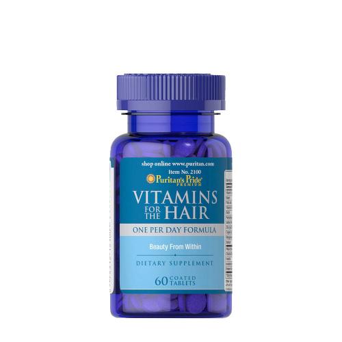 Puritan's Pride Vitaminové a minerální tablety pro zdravější vlasy  (60 Tableta)