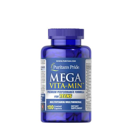 Puritan's Pride Mega Vita-Min™ - multivitamínová a minerální formule pro dospívající (120 Kapsla)