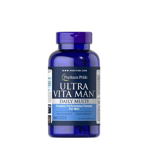 Puritan's Pride Ultra Vita Man™ Multivitamín pro muže (prodloužená absorpce)  (180 Kapsla)