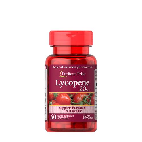 Puritan's Pride Lykopen 20 mg softgely - antioxidační ochrana (60 Měkká kapsla)