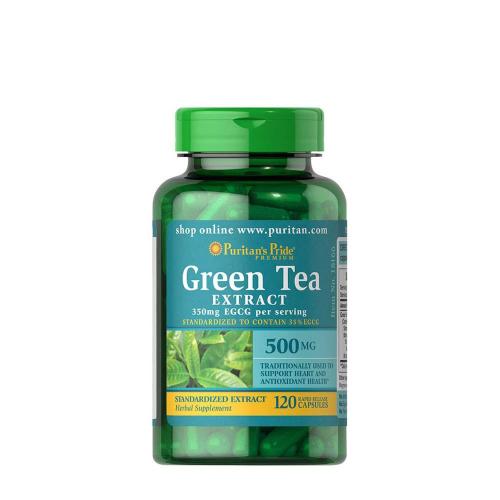 Puritan's Pride Extrakt ze zeleného čaje 500 mg (120 Kapsla)