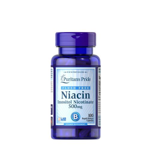 Puritan's Pride Niacin (vitamin B3) Formule 500 mg (100 Kapsla)