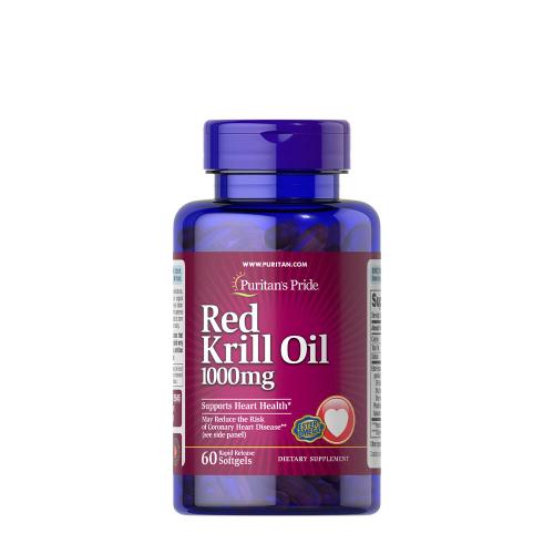 Puritan's Pride Krill Oil 1000 mg - vysoce kvalitní omega-3 mastná kyselina (60 Měkká kapsla)