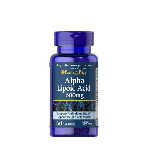Puritan's Pride Kyselina alfa-lipoová 600 mg (60 Kapsla)