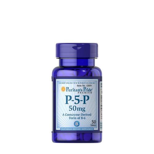 Puritan's Pride P-5-P 50 mg - Aktivní formule B-6 (50 Tableta)