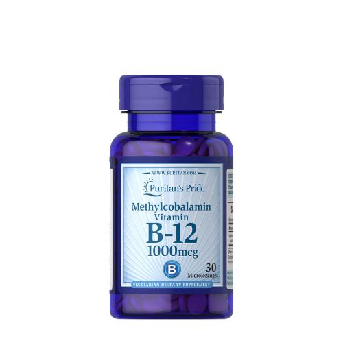 Puritan's Pride Vitamin B12 1000 mcg (methylkobalamin) (30 Cucavá tableta)