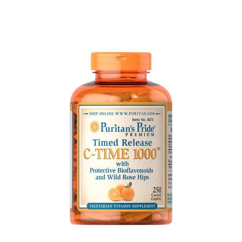 Puritan's Pride Vitamin C 1000 mg tabletky s rozšířenou absorpcí se šipkami (250 Kapsla)