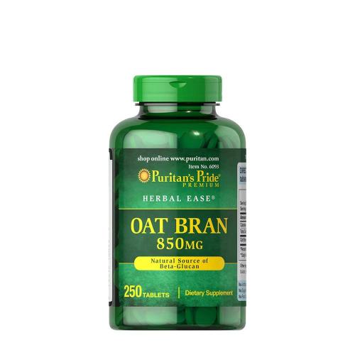 Puritan's Pride Ovesné otruby 850 mg - Oat Bran 850 mg (250 Tableta)