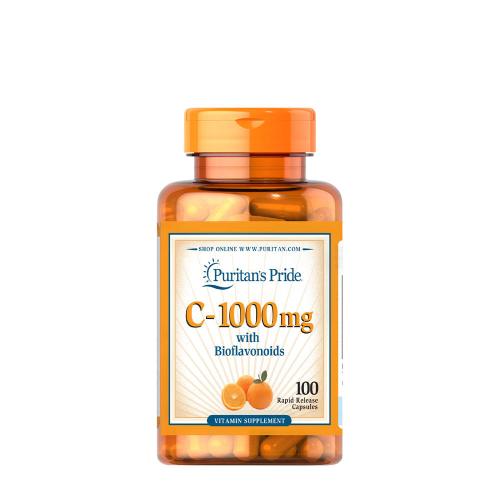 Puritan's Pride Vitamin C 1000 mg tobolky s bioflavonoidy (100 Kapsla)