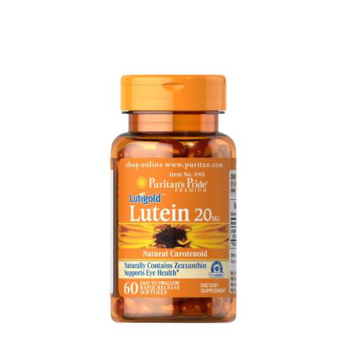 Puritan's Pride Lutein měkká tobolka - oční vitamín 20 mg (60 Měkká kapsla)