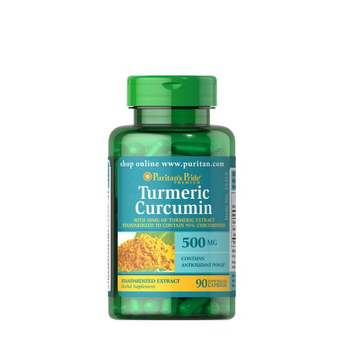 Puritan's Pride Kurkuma (kurkumin) 500 mg - kurkuminový kurkumin (90 Kapsla)