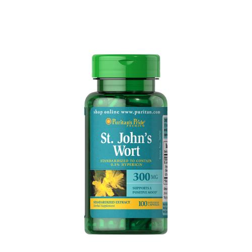 Puritan's Pride Standardizovaný extrakt z třezalky tečkované - St. John's Wort Standardized Extract (100 Kapsla)